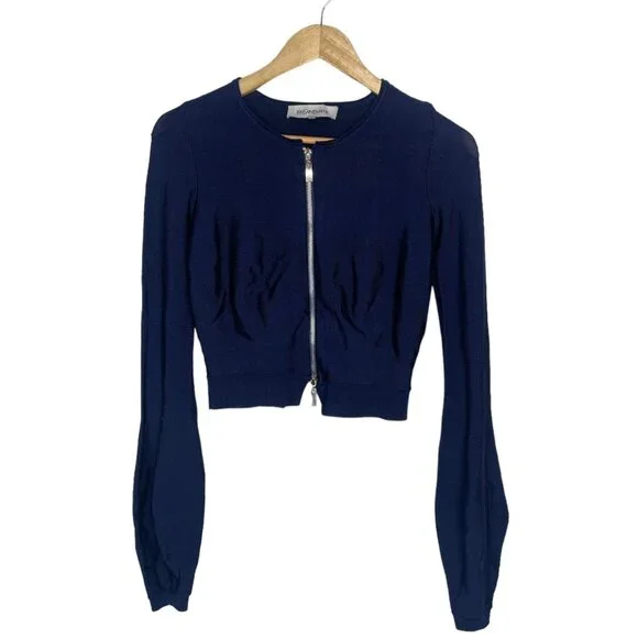 Yves Saint Laurent Navy Blue Blouse